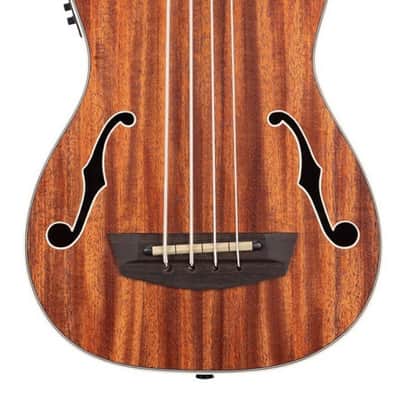 KALA U-Bass Journeyman, Fretted - Natural, with Bag image 1