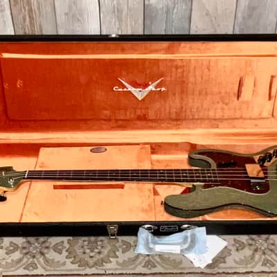 NEW Fender Custom Shop Limited Edition '60s Jazz Bass Deluxe Closet Classic - Aged Sage Green Metallic, Pro Set Up Included! Ships Fast and Free! image 23
