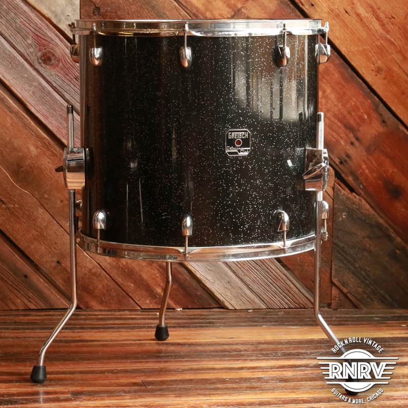 Gretsch Catalina Club 18" Floor Tom Black Sparkle image 1