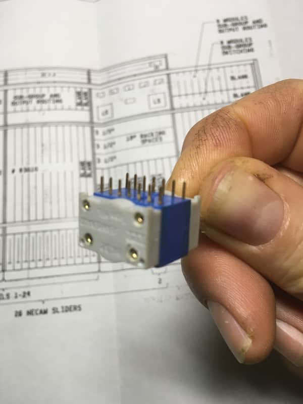 ITT JEANRENAUD HK32 1980, NEVE 51, LINE input rotary switch image 1