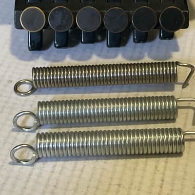 1980's Kramer Model Guitars Black Floyd Rose II Licensed Tremolo Guitar Bridge image 3