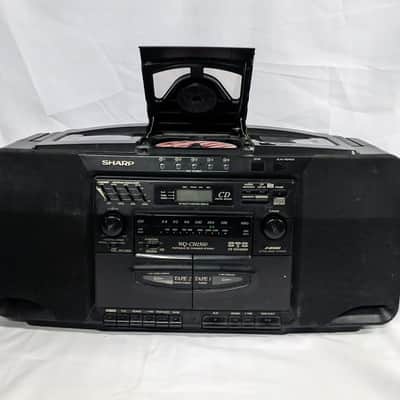 SHARP WQ-CH1500 Portable Boombox 5 CD Changer Stereo Radio Cassette Player - Tested 90's image 12