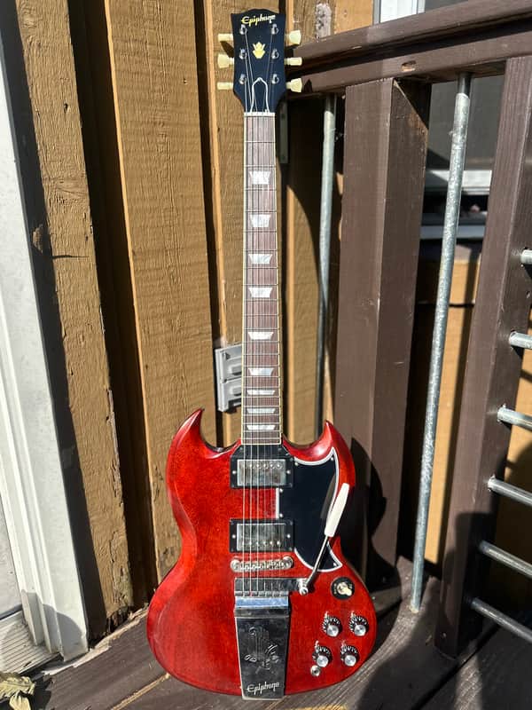2026 Used Epiphone "Inspired by Gibson Custom" '64 SG Standard 2025 - Present - Cherry Red image 1