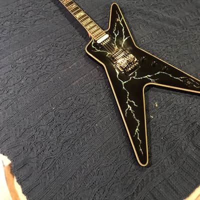 Washburn Dimebag Boogiebolt (Boogiestreet Guitars Custom Shop) 2008 Black w/ Lightning Bolt image 5