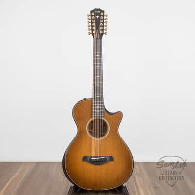 Taylor Builders Edition 652ce 12 String Acoustic Electric Guitar-Open Box WHB image 7