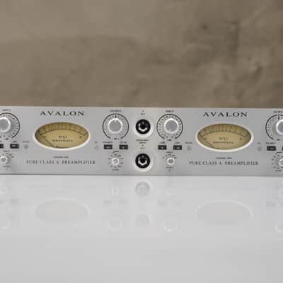 Avalon AD 2022 Dual Preamplifier w/ Power Supply w/ Mogami Gold Cables #58642 image 2