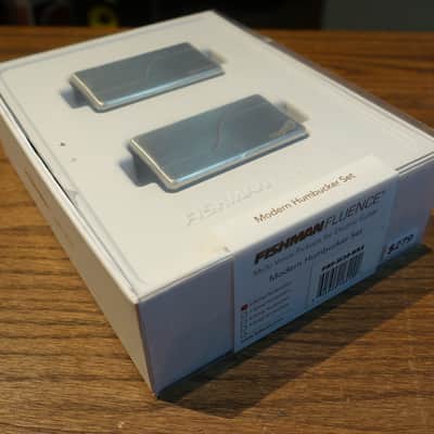 Fishman Modern Humbucker Set - Brushed Stainless 2024 image 1