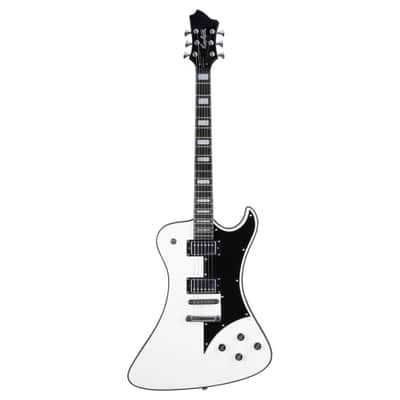 Hagstrom Fantomen Single Cut Electric Guitar - White Gloss - Open Box image 2