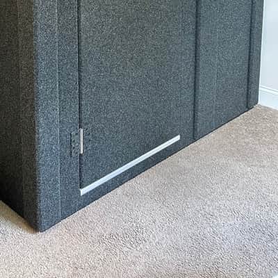 WhisperRoom Booth (“6X4”) MDL 4872 S Mint and Pristine Condition - Grey image 1