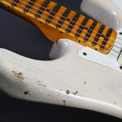 Fender Custom Shop Stratocaster 1957 Relic Aged White Blonde image 11
