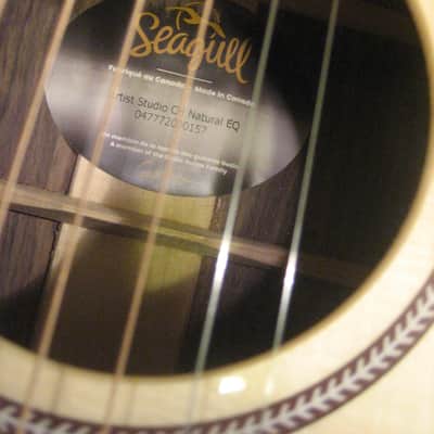 Seagull Artist Studio CH HG EQ    -- -- Solid Rosewood -- LR Baggs Anthem  -- TRIC case image 6