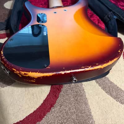 MTD Kingston Saratoga Deluxe 5 with Laurel Fretboard 2020 - Present - Deep Cherry Burst image 6