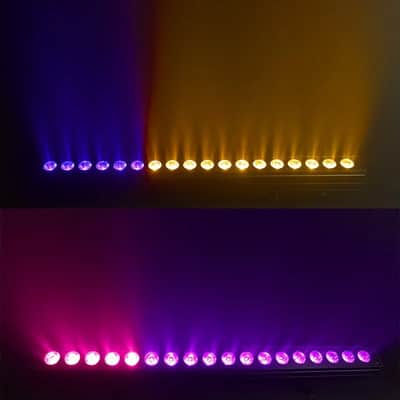 Bauer Atomic 18x10W RGBWA-UV LED with Motorized Zoom LED Pixel Bar image 3
