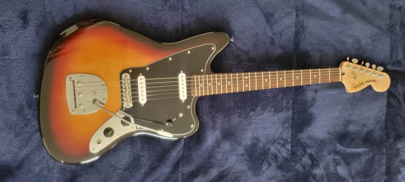 2024 Fender Squier Affinity Jaguar Upgraded mini humbucker cts pots mustang pickup surf guitar image 1