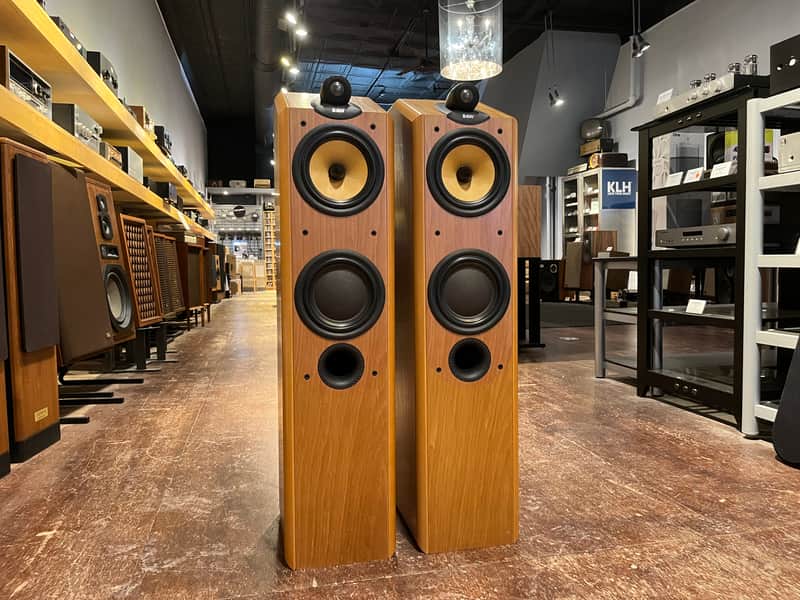 B&W CDM 7NT Floorstanding Speakers in Cherrywood Finish - | Reverb