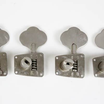 1977 Vintage Fender Mustang/Musicmaster/Coronado II Bass Nickel Tuners Set 1970s USA image 5