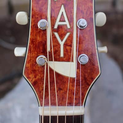 Vintage 40s Kay K-46 Artist 17" Master Size Jumbo Acoustic Archtop Guitar Restored Honest Relic image 2