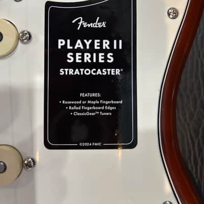 Fender Player II Stratocaster, Maple Fingerboard 2024 - Transparent Mocha Burst/ 6lbs. 13.3oz. #MXS24053460 image 9