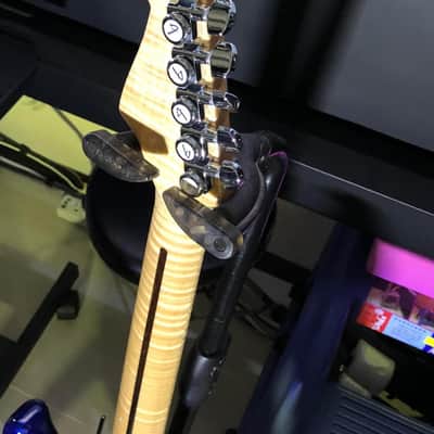 Impossible@guitar™ ‎בְּצַלְאֵל 比撒列 57/62 IG- Vintage ST Diamond Blue 2025 - Vintage ST Diamond Blue + GhostFire Bullet 3.0 padded  Super Thick GigBag - Safe Shipping image 18