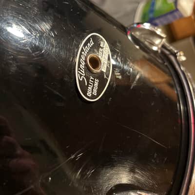 Slingerland Tom Tom 13x12 -80s - Black wrap image 11