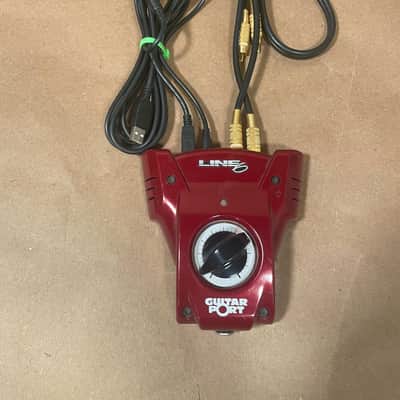Line 6 Guitar Port USB Guitar Interface 2000s - Red image 1