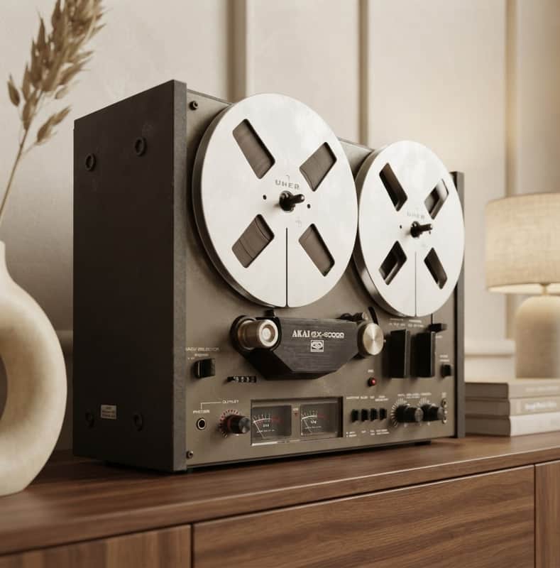 AKAI GX-4000D Rare Vintage Reel-to-Reel Tape Recorder Serviced Warranty image 1