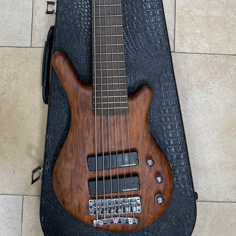 1996 Warwick 6 String Thumb Bass BO Bolt On Natural