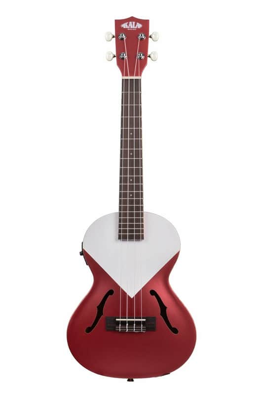 Mint Kala Chicago Red Archtop Tenor Uke image 1