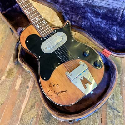 Magnatone Mark III electric guitar c 1950’s Mahogany original vintage USA bigsby lifton stone cali girl case image 2