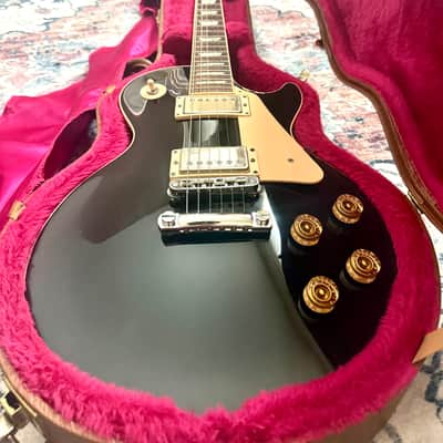 2001 Gibson Les Paul Standard "EBONY BLACK" + SD '59 PICKUPS + OHSC image 4