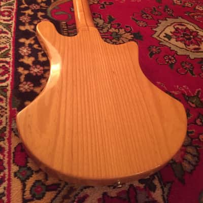 Left handed Guild B-301a bass guitar 1980 natural image 10
