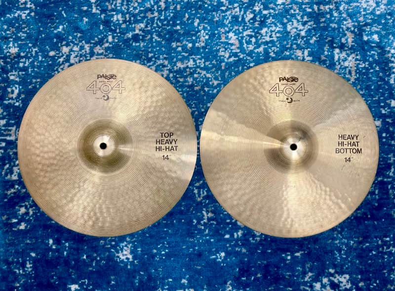 14” Paiste 404 HIHATS 788g 946g image 1