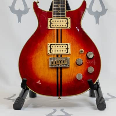 Washburn Eagle 1981 - Cherry Sunburst - 5 piece neck through with coil taps image 2