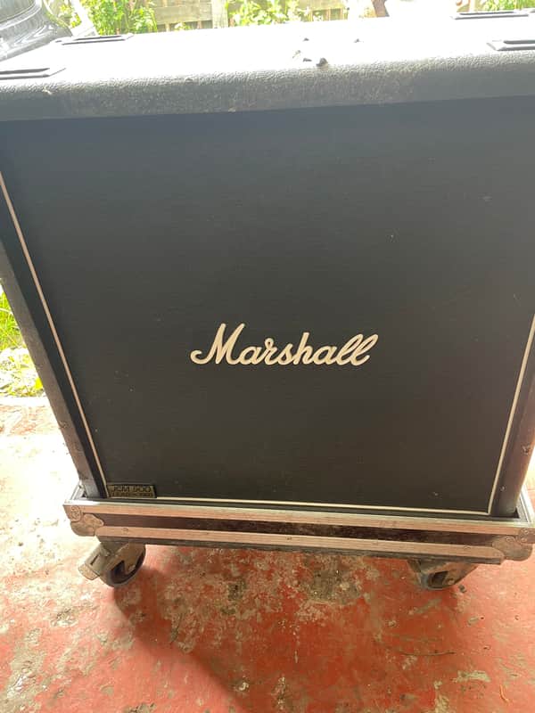 Marshall JCM 900 Lead Series Model 1960A 4x12" Angled Guitar Speaker Cabinet 1990 - 2003 - Black image 1
