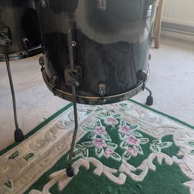 TAMA STARCLASSIC PERFORMER 6 PIECE HYPERDRIVE BIRCH / BUBINGA DRUM KIT MIDNIGHT SILVER MIST image 5