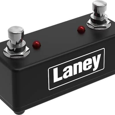 Laney FS2 Mini Dual Footswitch with LED Indicators and Sticker Kit image 2