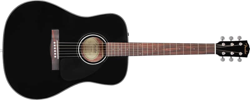 Fender CD-60 with Walnut Fretboard 2020 - Present - Black image 1