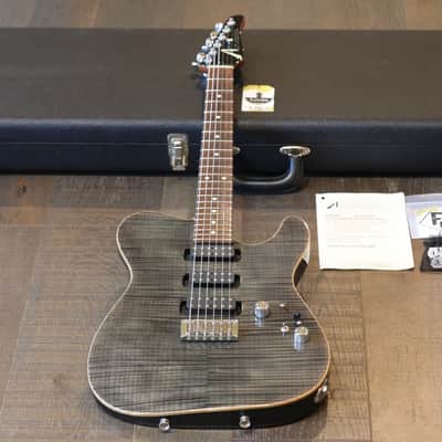 2004 Tom Anderson Cobra T Electric Guitar Trans Black + COA OHSC image 1