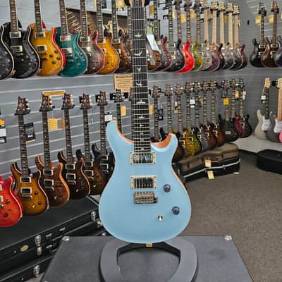 PRS CE 24 Standard Satin 2023 - Powder Blue with Natural Back image 2