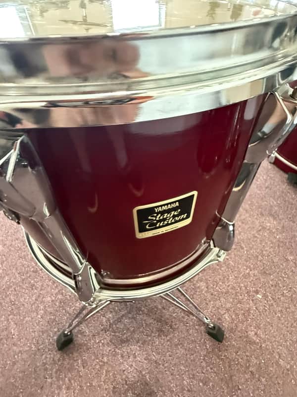 Yamaha Stage Custom Birch 12x9 Rack Tom - Wine Red image 1