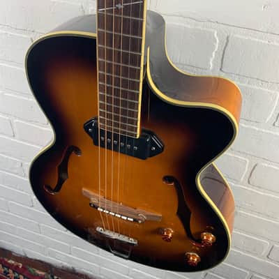 Alvarez AD65CE Archtop Acoustic Electric P-90 Pickup w/ Case image 17