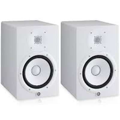 Yamaha HS8W 8" White Monitor Pair, Brand New, W/ Full Warranty! IN Stock! Buy from CA's #1 Dealer image 3