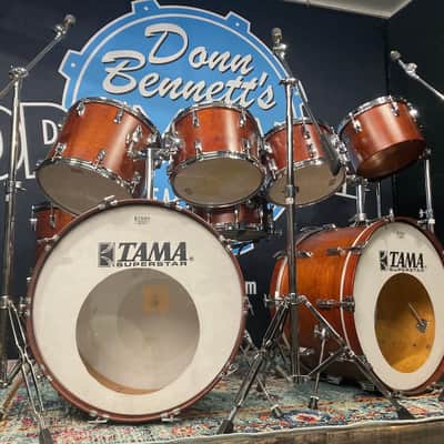 Tama Superstar, Neil Peart/RUSH Set 1978 - Mahogany image 1