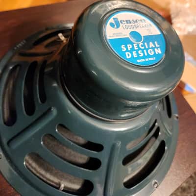 Jensen P12Q Vintage Alnico 12" 40-Watt 8ohm Guitar Speaker 2010s - Green image 2