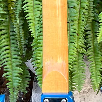 Vintage 1960s Kingston Kawai Teisco Swinga Style~S1T Hound Dog Offset Dbl Cutaway Guitar Ocean Blue All Original! ** SEE VIDEO** image 14