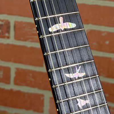 PRS Custom 24 Quilted Artist Top Electric Guitar - Faded Indigo (with Natural Back) image 9