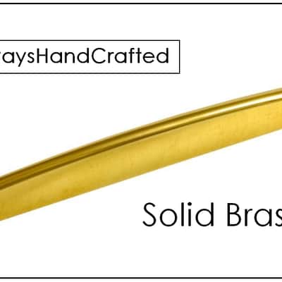 AxeMasters PURE BRASS Slotted Nut, Saddle and Pin Set for TAKAMINE 6 String Acoustic Guitar image 3