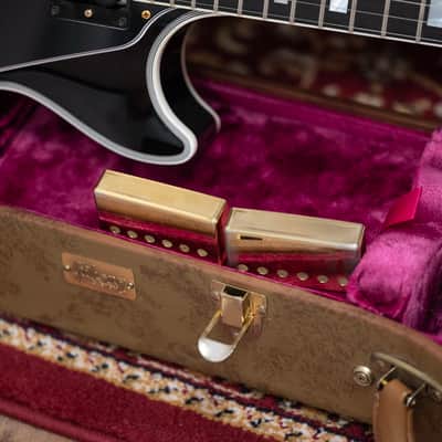 2012 Gibson Custom Les Paul Custom - in Black Ebony & Gold image 18
