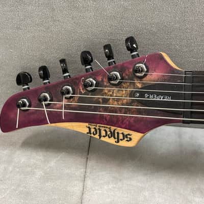 Schecter Reaper-6 Diamond Series 2019 - Aurora Burst image 5