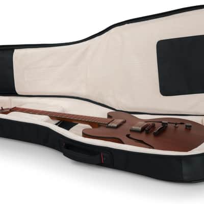 Gator Cases Pro-Go Ultimate Guitar Gig Bag; Fits 335 Semi Hollow or Flying V Style Guitars (G-PG-335V),Black image 3